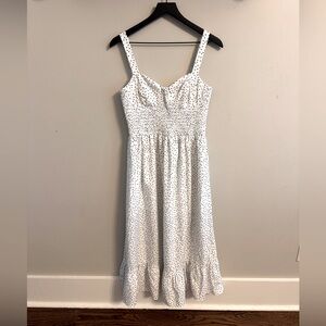 VICI midi dress- B&W polka dot- medium NWT